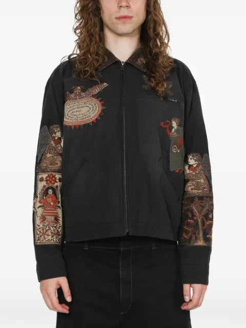 Samuel Zelig Folk corduroy-collar jacket
