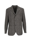 Luigi Bianchi Prince of Wales check Blazer