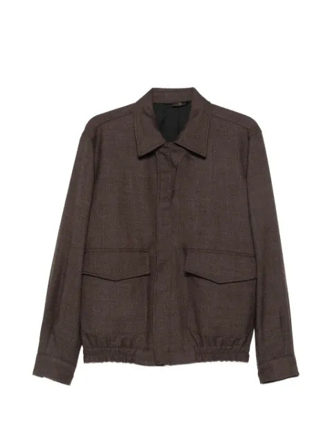 Briglia 1949 flap-pocket elasticated-hem jacket