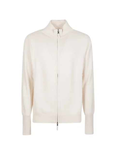 Ballantyne zip-up cashmere cardigan