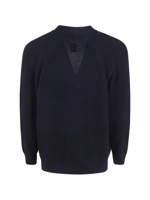 Comme des Garçons Homme ribbed-knit zip-up cardigan