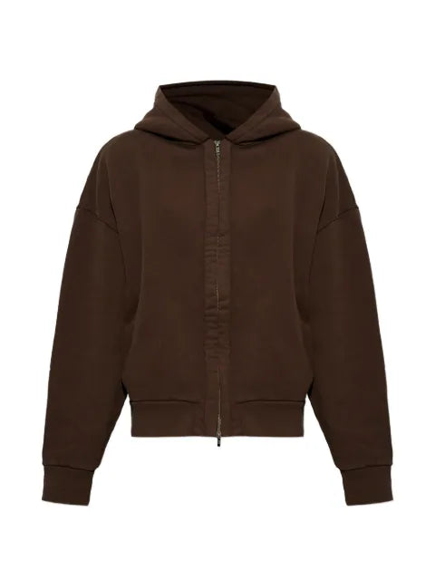 ENTIRE STUDIOS thermal zip-up hoodie