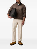Gant Mikina quilted high-neck sweatshirt