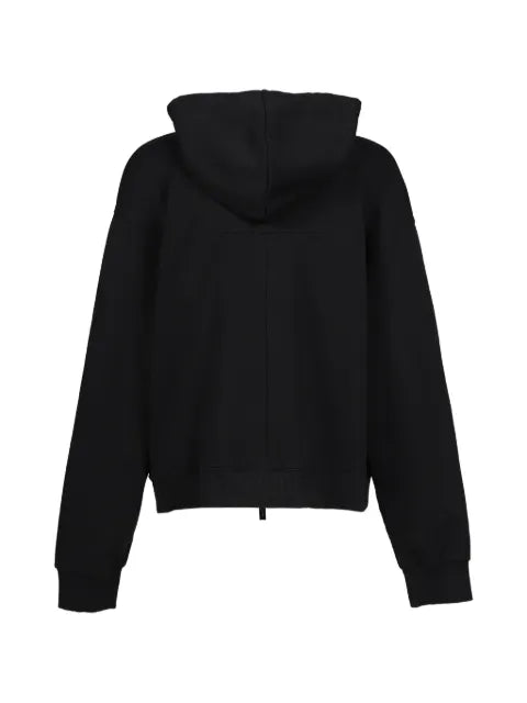 Matières Fécales Family graphic-print zip-up hoodie