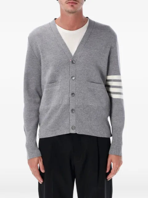 Thom Browne merino wool 4-Bar milano-stitch cardigan
