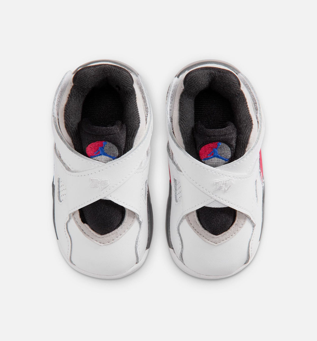 Air Jordan 8 Retro White and True Red | Infant/Toddler Lifestyle Shoe | White/Black/True Red