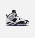 Air Jordan 6 Retro Black and White Men's Sneakers