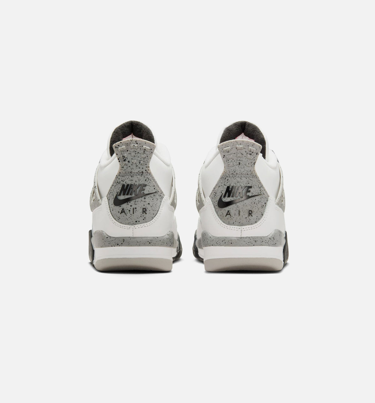 Air Jordan 4 Retro White Cement – Grade School Lifestyle Shoe in Summit White/Fire Red/Cement Grey/Black