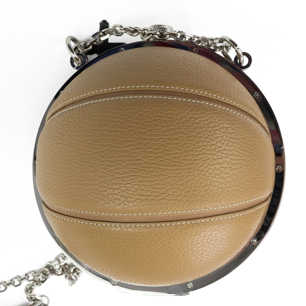 Beige Basketball Bag