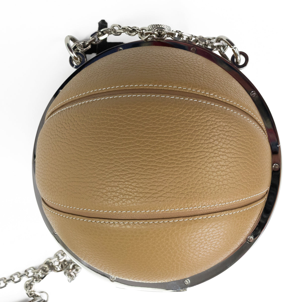 Beige Basketball Bag