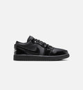 Air Jordan 1 Low Patent Elephant Women's Lifestyle Shoe – Black/White/Metallic Silver