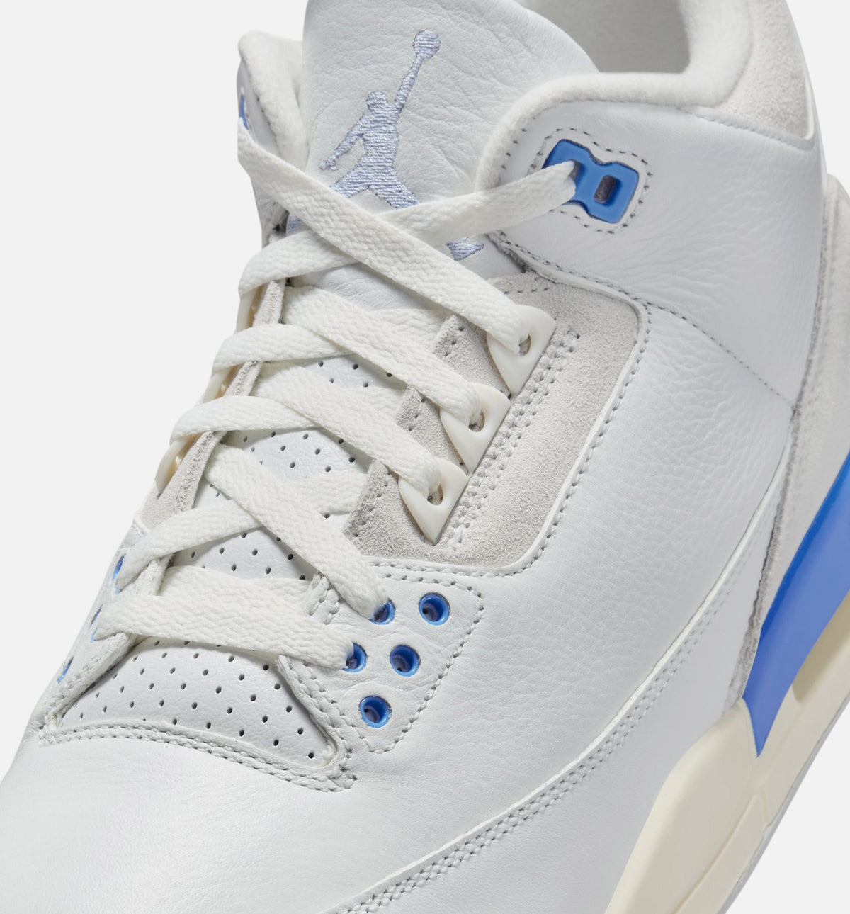 Air Jordan 3 Retro Lucky Shorts Men's Lifestyle Shoe – Summit White/Hydrogen Blue/Legend Blue