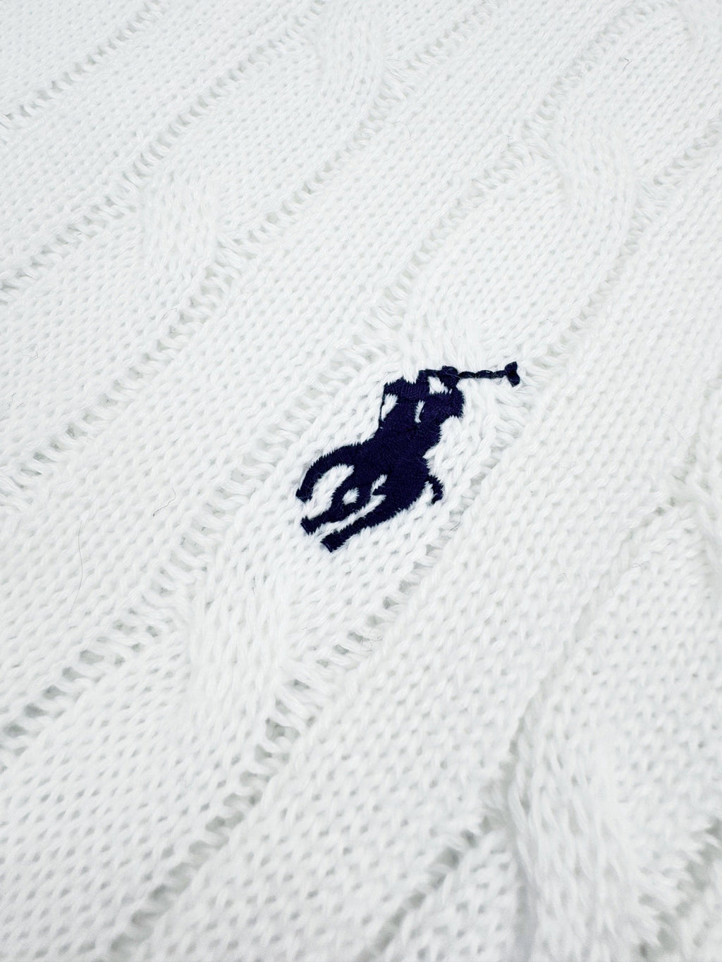 Ralph Lauren Men's Short‑Sleeve Cable‑Knit Crew Neck Sweater