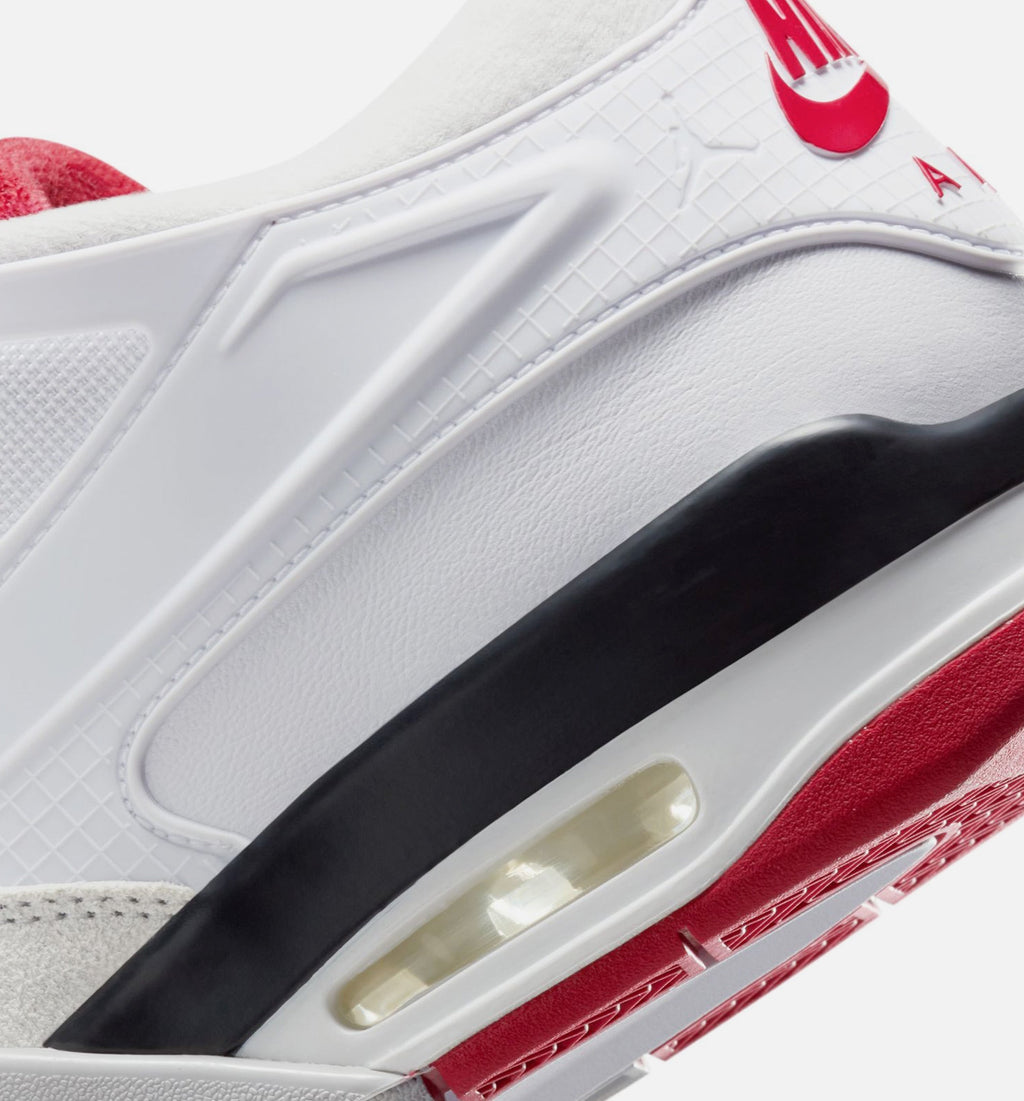 Air Jordan 4 RM Men's Shoe – White/Black/Neutral Grey/Varsity Red
