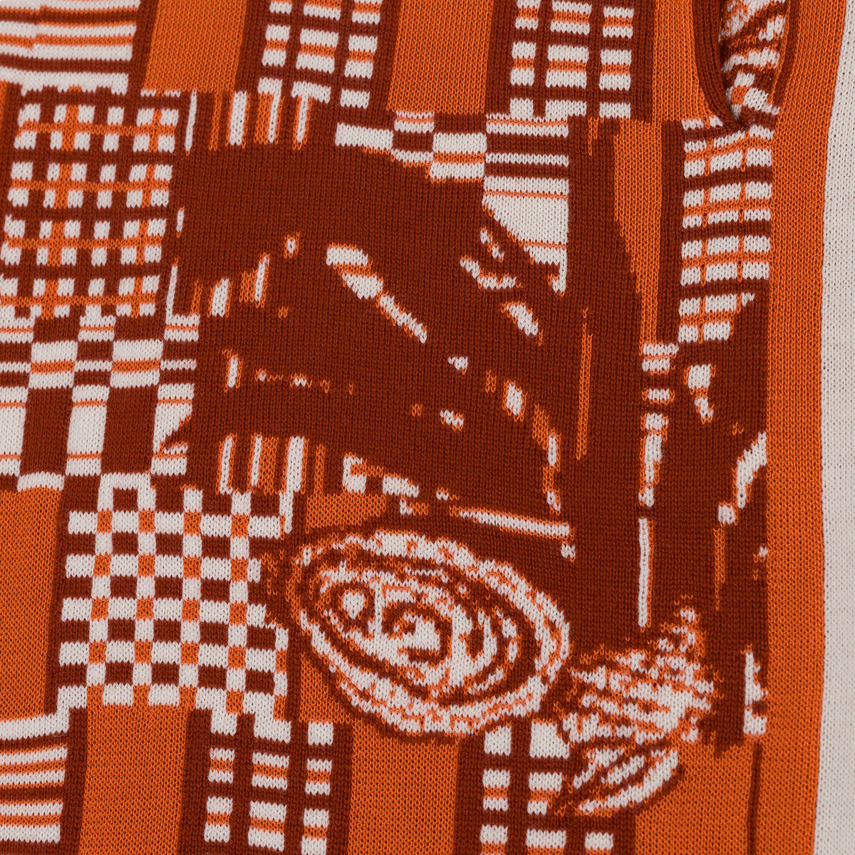 Orange Benoit Knitted Shorts