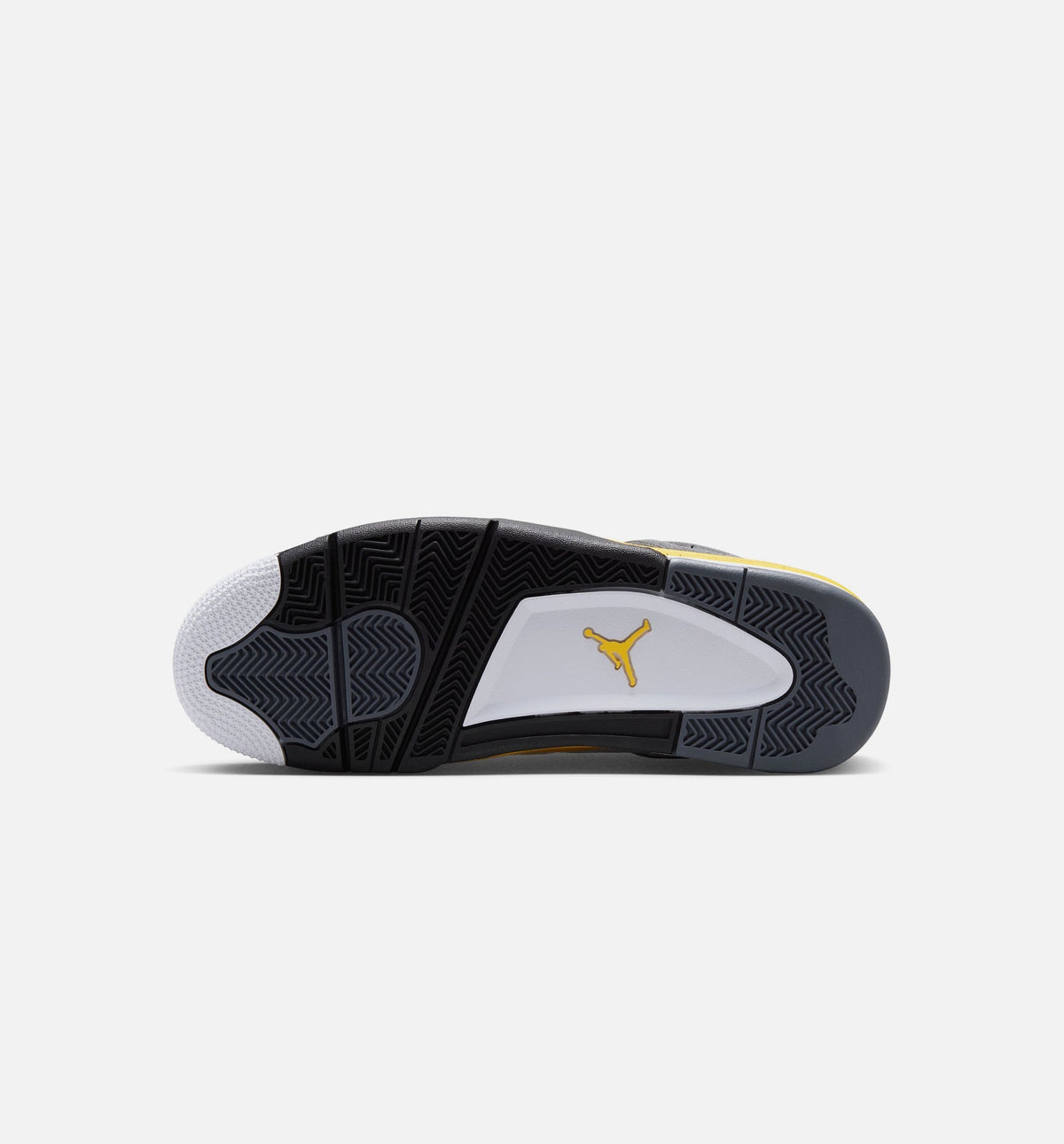 Air Jordan 4 Retro Rare Air Tour Yellow Men's Lifestyle Shoes - White/Dark Blue Grey/Black/Tour Yellow