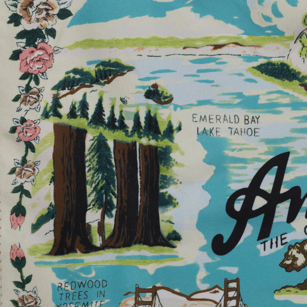 Black California Hawaiian Hoodie