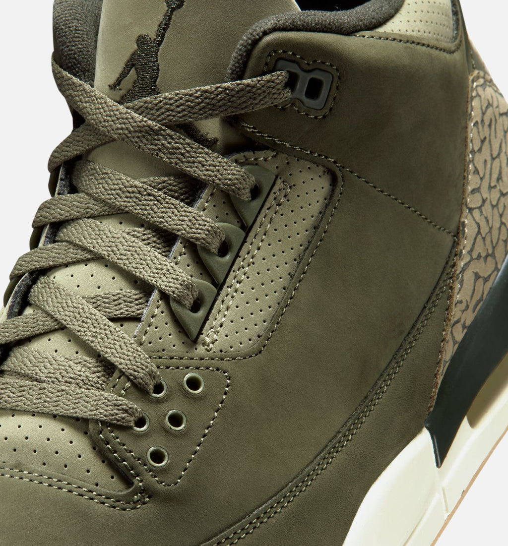 Air Jordan 3 Retro Medium Olive Men's – Medium Olive/Sequoia/Neutral Olive/Sail/Total Crimson