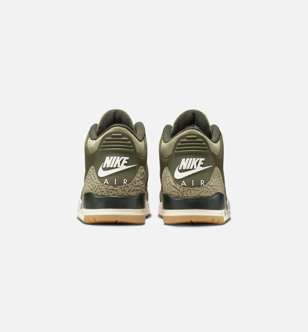 Air Jordan 3 Retro Medium Olive Men's – Medium Olive/Sequoia/Neutral Olive/Sail/Total Crimson