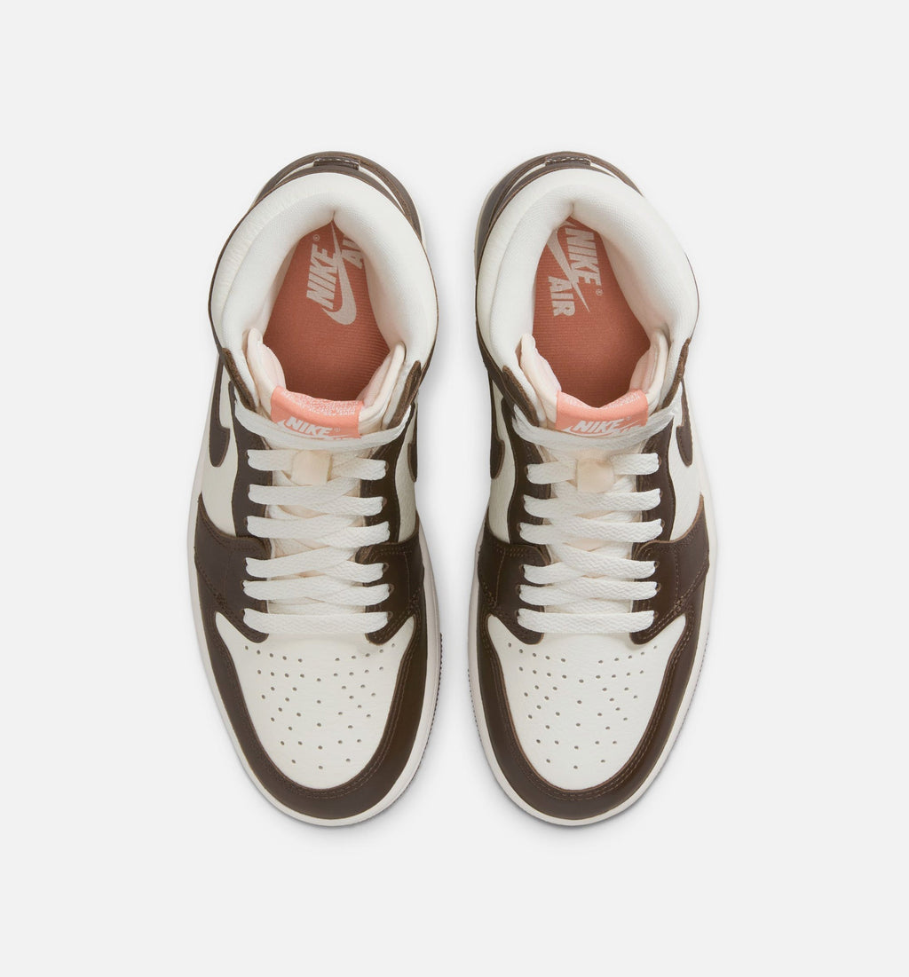 Air Jordan 1 Retro High OG Women's Sneakers - Baroque Brown/Light Madder Root/Sail