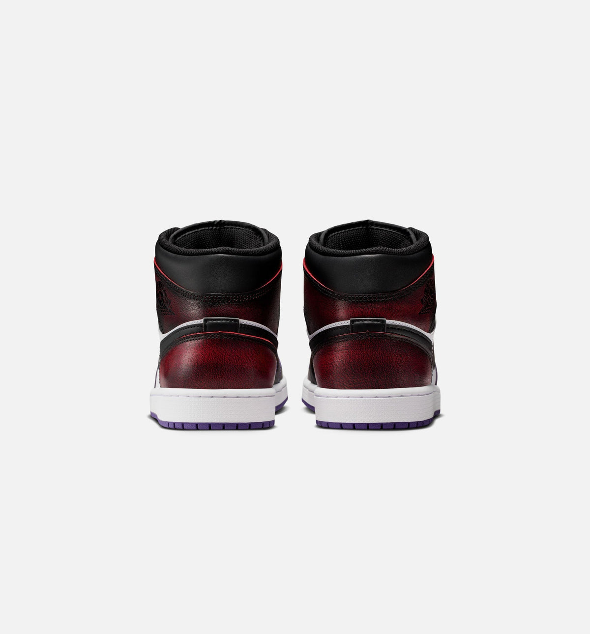 Air Jordan 1 Mid SE Men's Lifestyle Shoe – True Red/White/Court Purple/Black