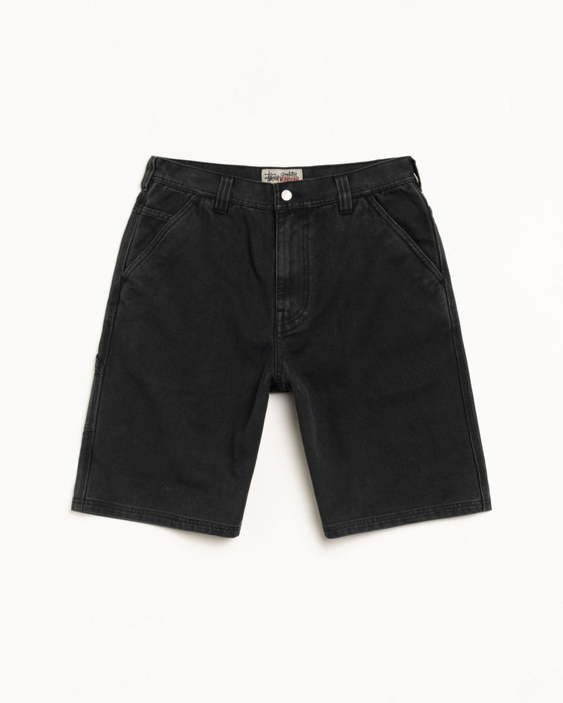WASHED CANVAS WORK SHORT