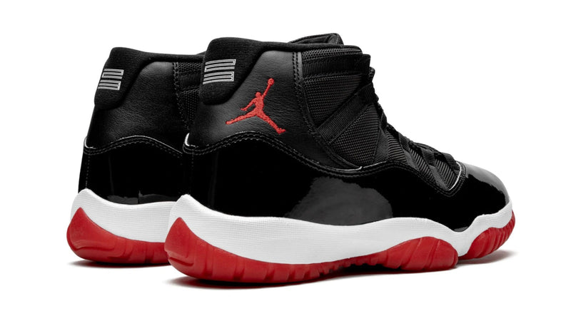 Air Jordan 11 Retro 'Bred' 2019 – Black & Varsity Red High-Top AJ11 with Patent Leather & Icy Concord Sole