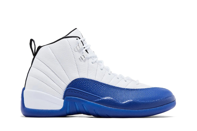 Air Jordan 12 Retro 'Blueberry' – Deep Navy & White AJ12 with Patent Leather & Rich Tonal Depth