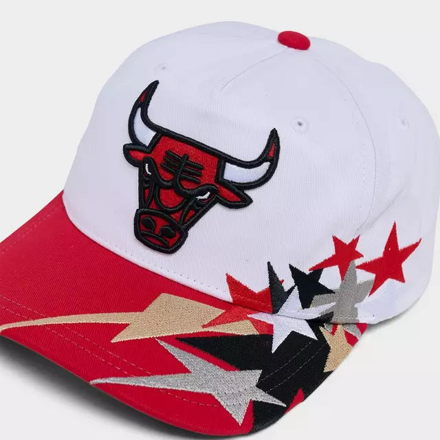 M&N NBA Chicago Bulls Shooting Stars Deadstock Snapback Hat