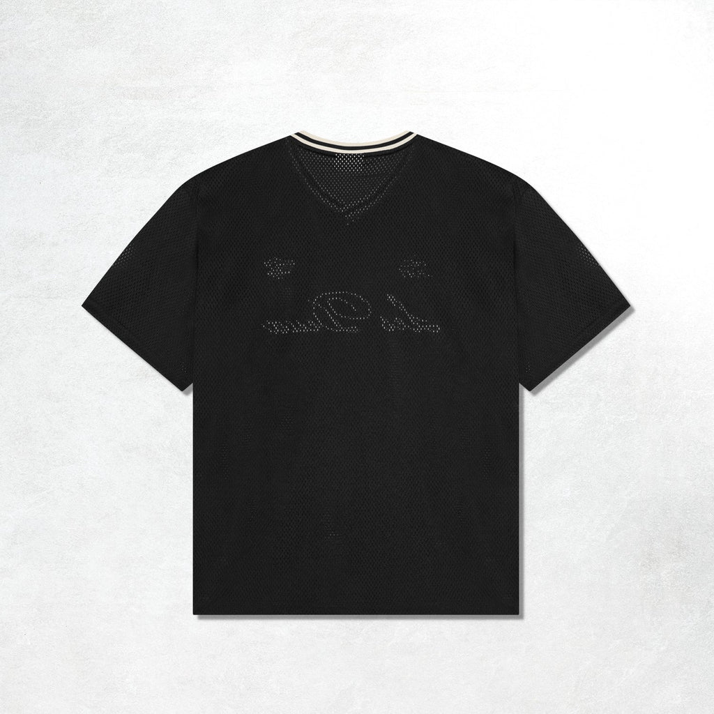 Les Deux Mesh T-Shirt: Tap Shoe Black