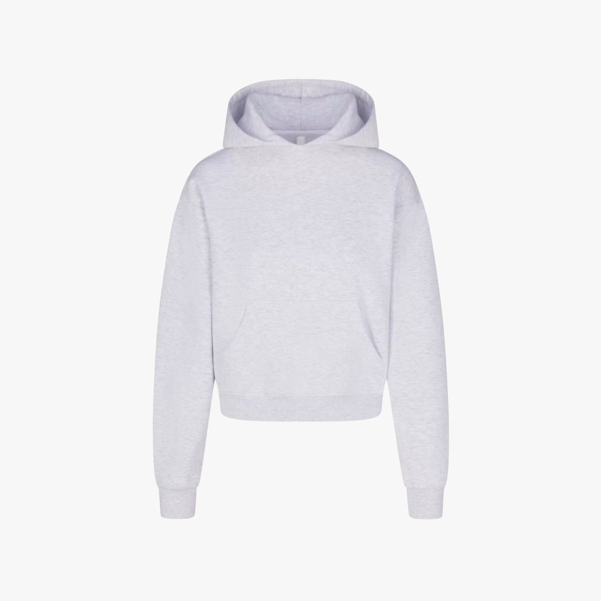 SKIMS Cotton Fleece Hoodie Light Heather Grey