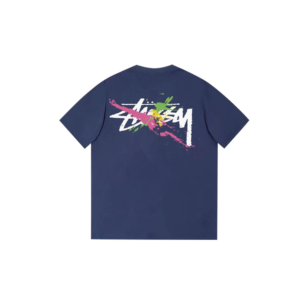Stussy T Shirts Loose Casual T-Shirts Same for Men and Women