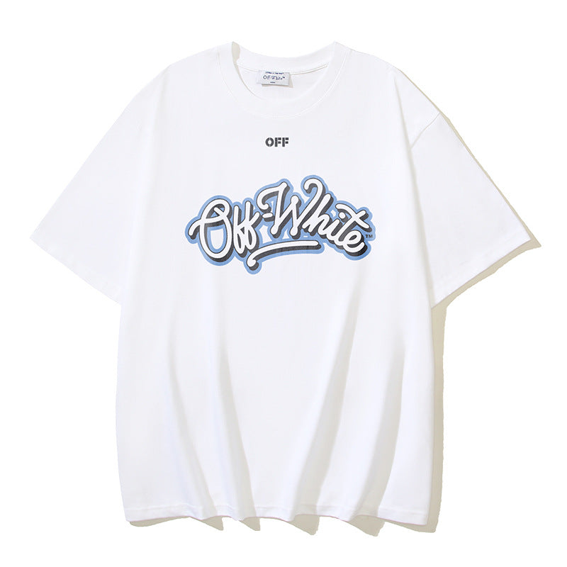 Off‑White Multi‑Sketch Arrow Graphic Oversized Tee Streetwear Unisex