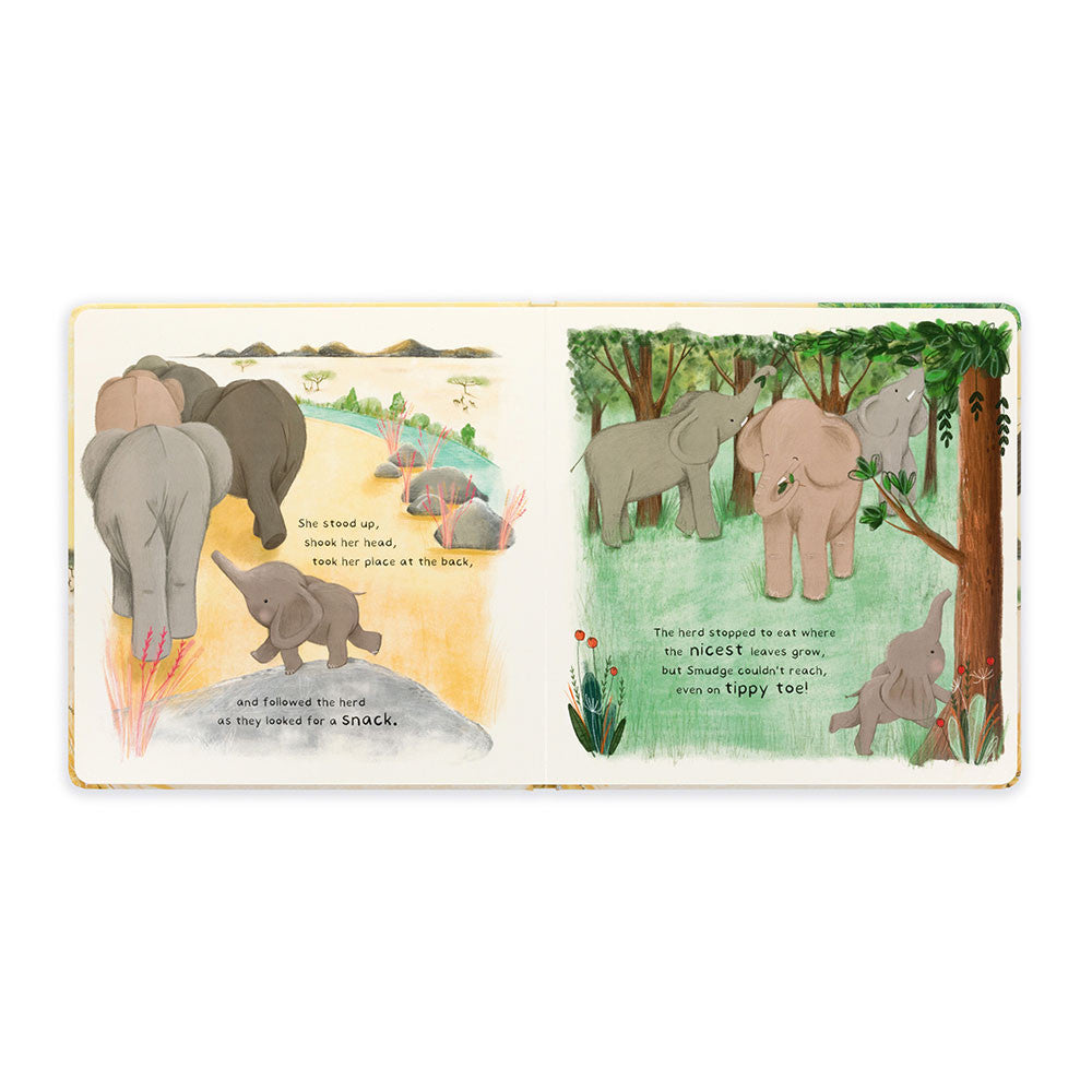 Smudge the Littlest Elephant Book & Smudge Elephant Medium