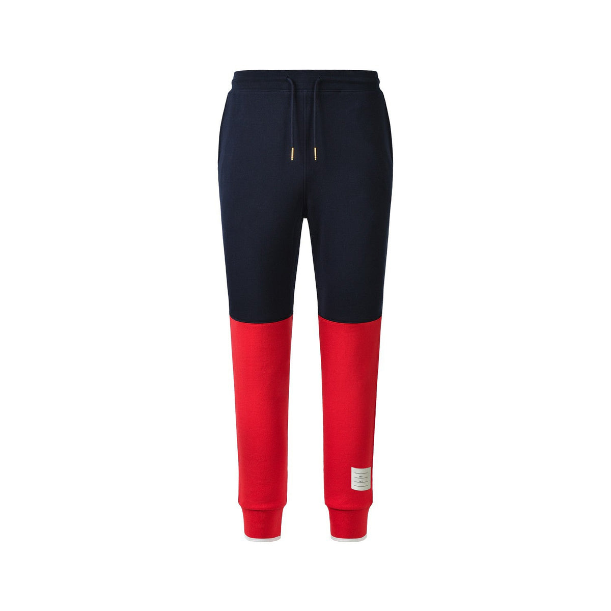 Thom Browne Style Unisex Casual Sweatpants with Signature Four-Bar Detail