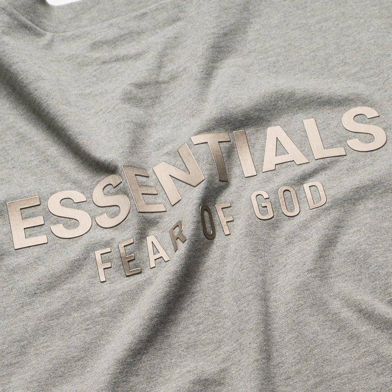 Fear Of God Essentials Classic Fit L/S Tee - Concrete Heather