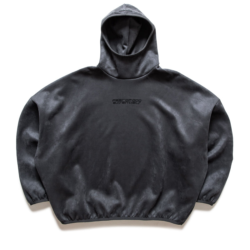 Fear Of God Essentials Suede Fleece Modern Hoodie - Iron Grey