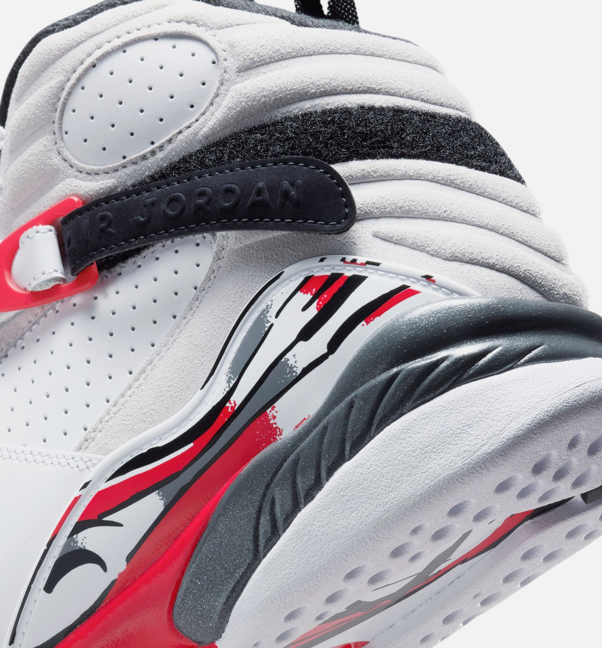 Air Jordan 8 Retro White & True Red Men's Lifestyle Shoe