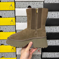 UGG Classic Quilted Platform Boot – Women's Mid-Height Suede Boot in Hickory
