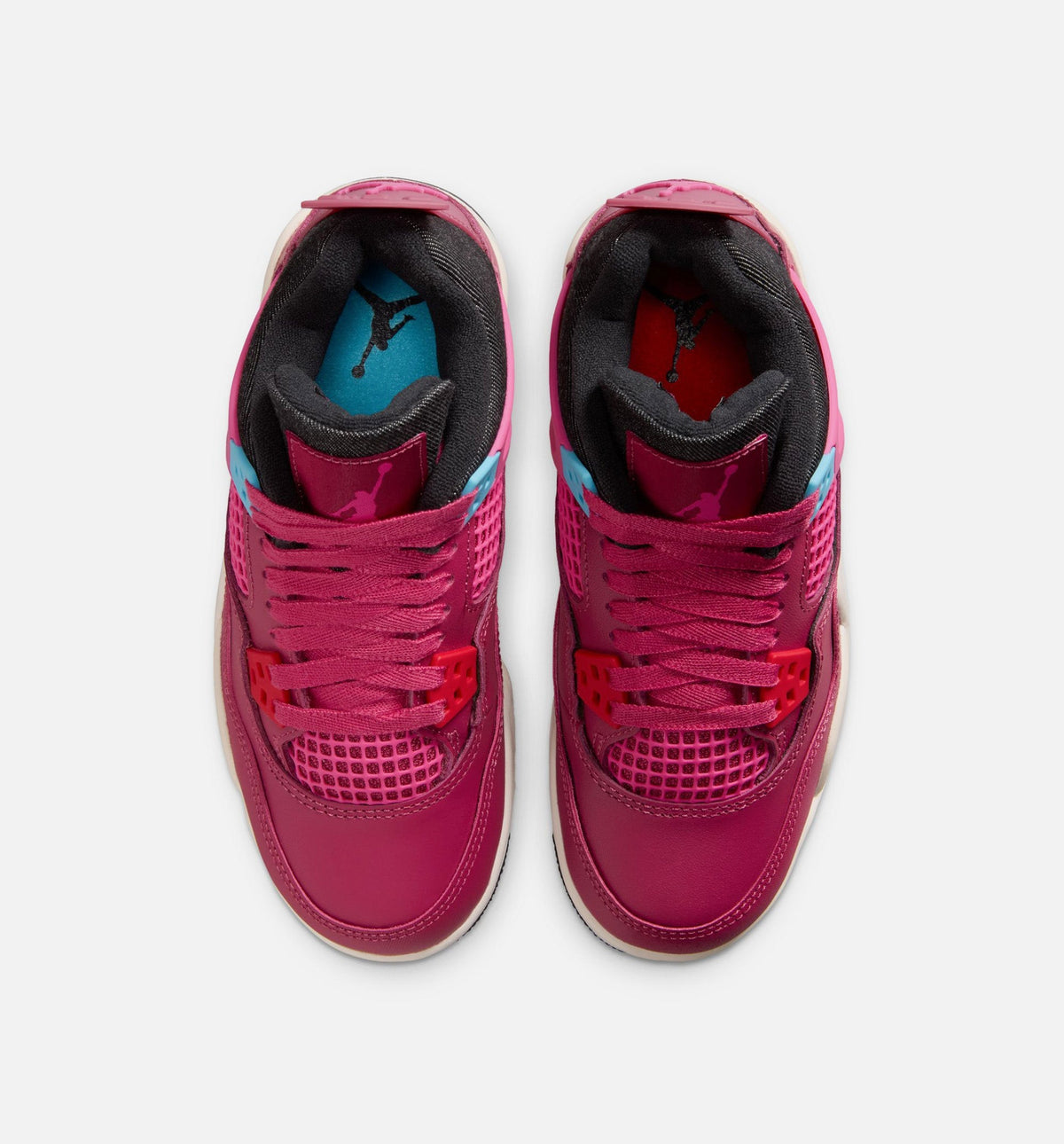 Air Jordan 4 Retro She's a Star Grade School Lifestyle Shoe – Sweet Beet/Desert Pink/Off Noir/Chalk