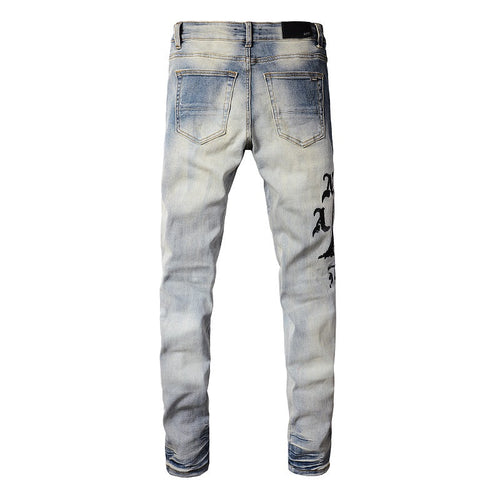 AMIRI Jeans #882 – Slim Fit Distressed Denim