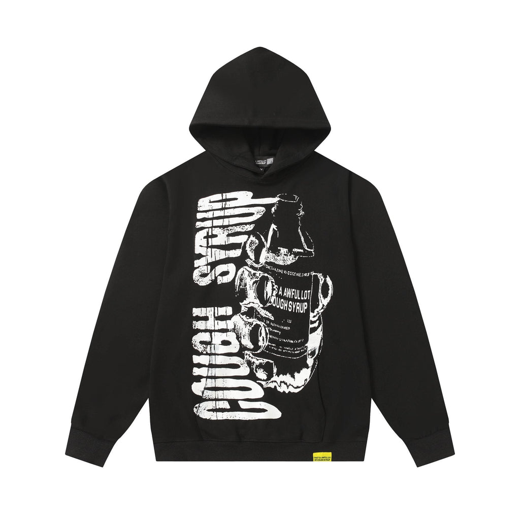 THAT'S A AWFUL LOT OF COUGH SYRUP Warning Graphic Hoodie