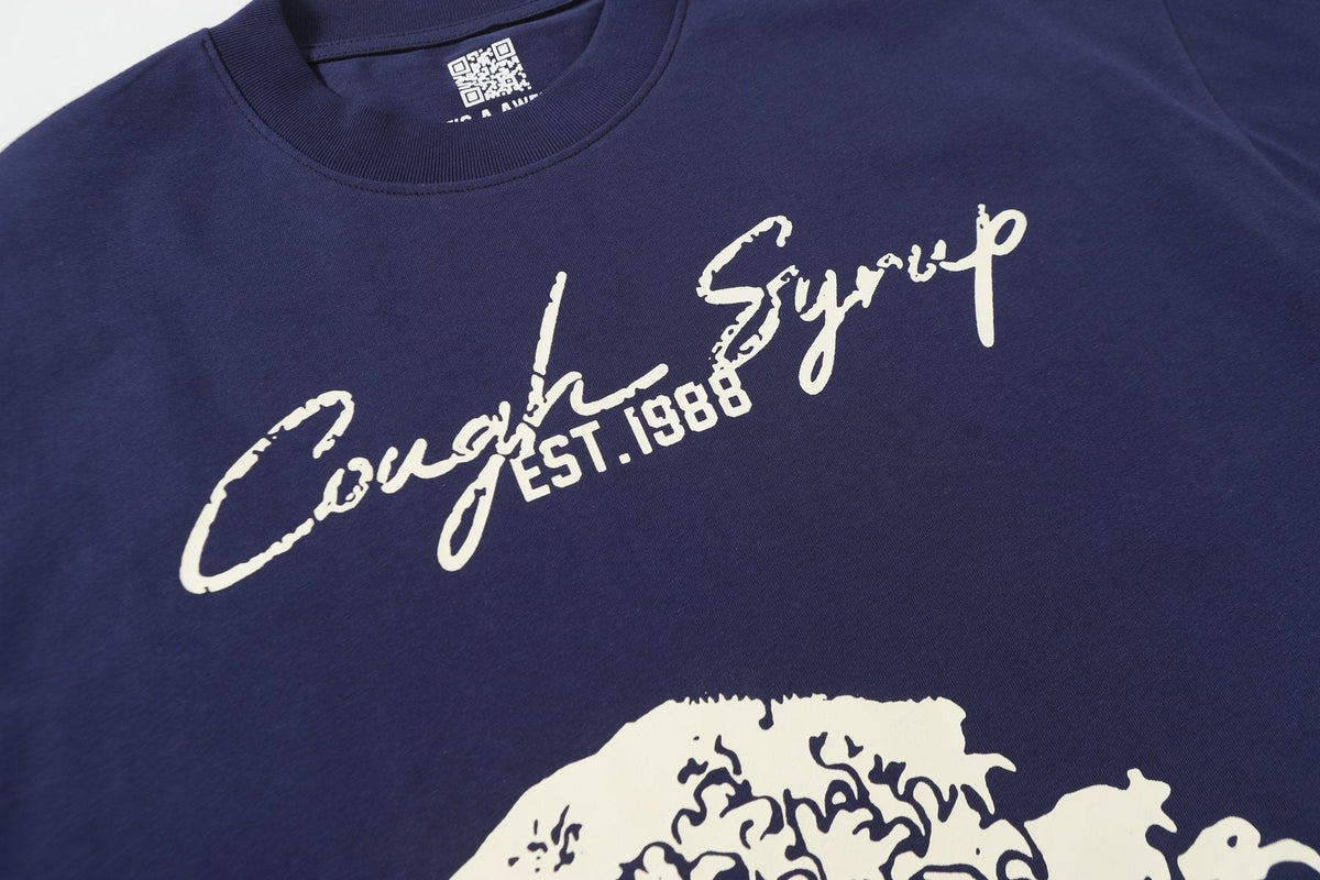 THAT'S A AWFUL LOT OF COUGH SYRUP Wave Graphic Short-Sleeve T-Shirt