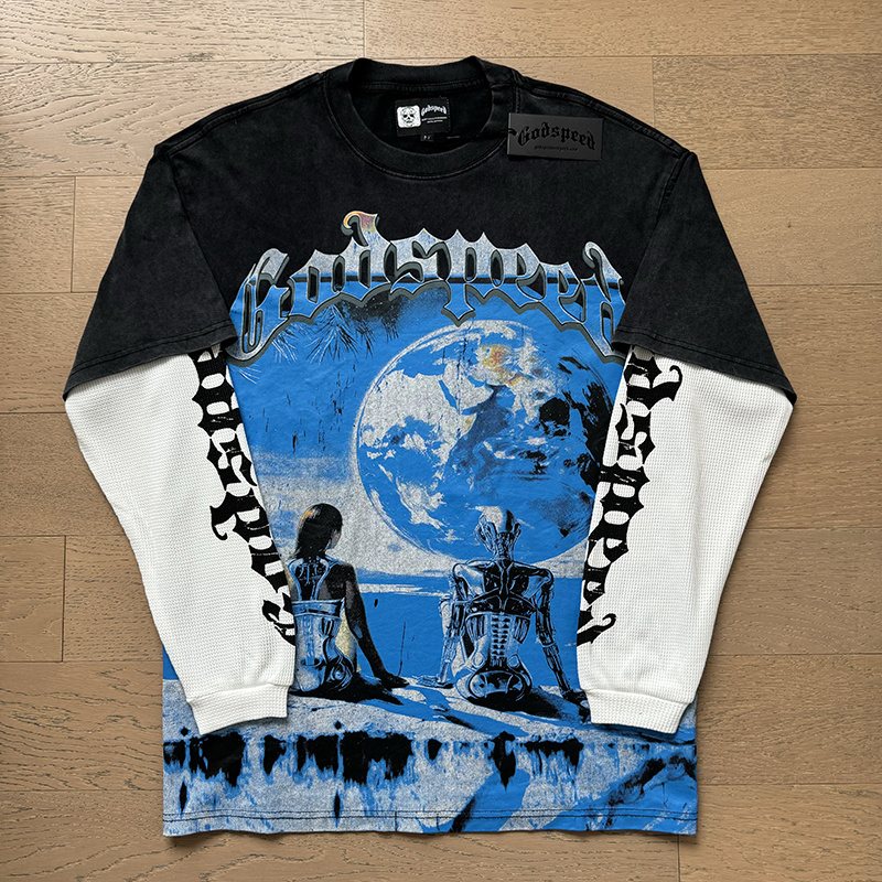 Godspeed E Pluribus Unum Layered Long-Sleeve T-Shirt