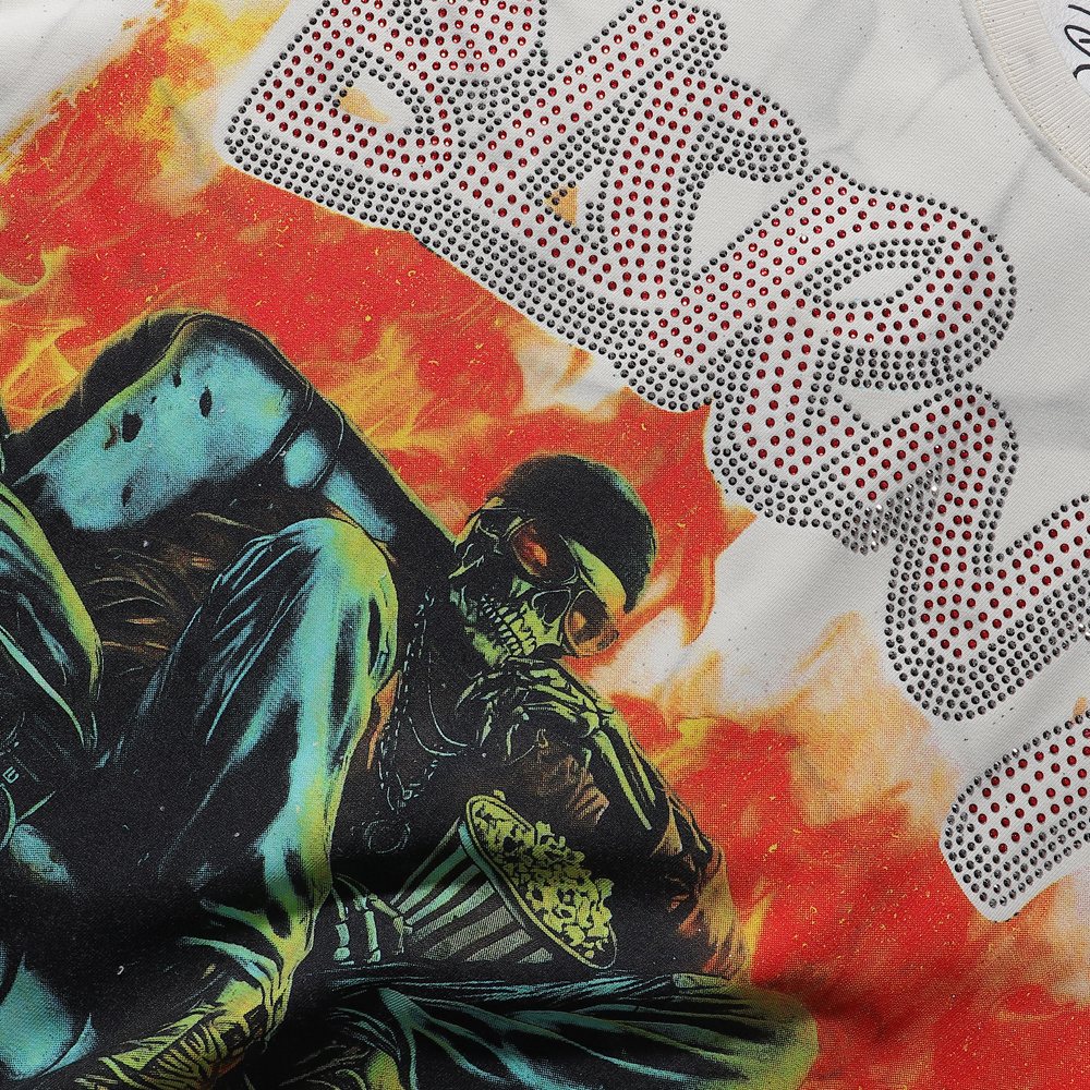 BKYS Revival Burnt Rhinestone Graphic T-Shirt