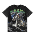 MIXED EMOTION Astronaut Skull Graphic T-Shirt