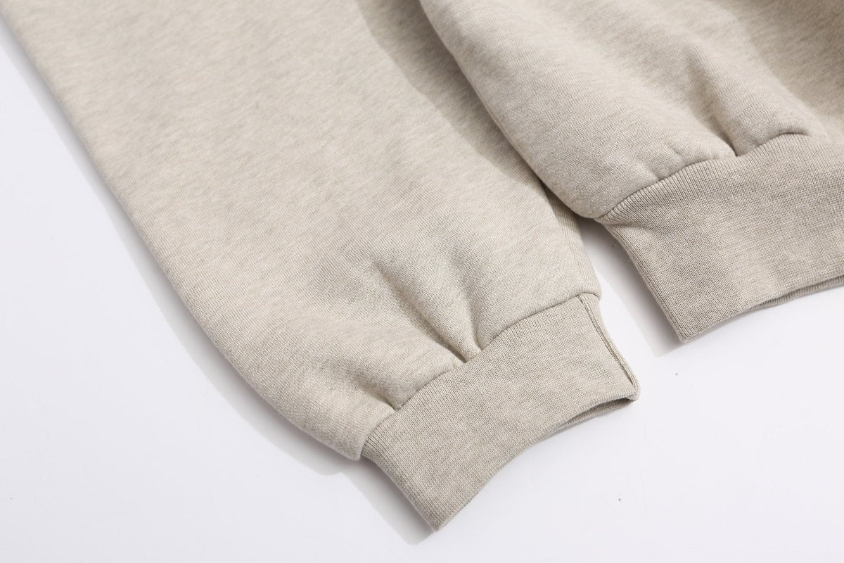 Fear of God Essentials Logo Pullover Hoodie - Light Heather Gray