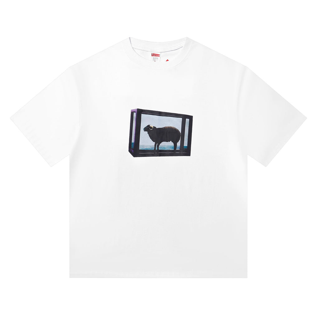 Supreme Sheep Graphic Short-Sleeve T-Shirt