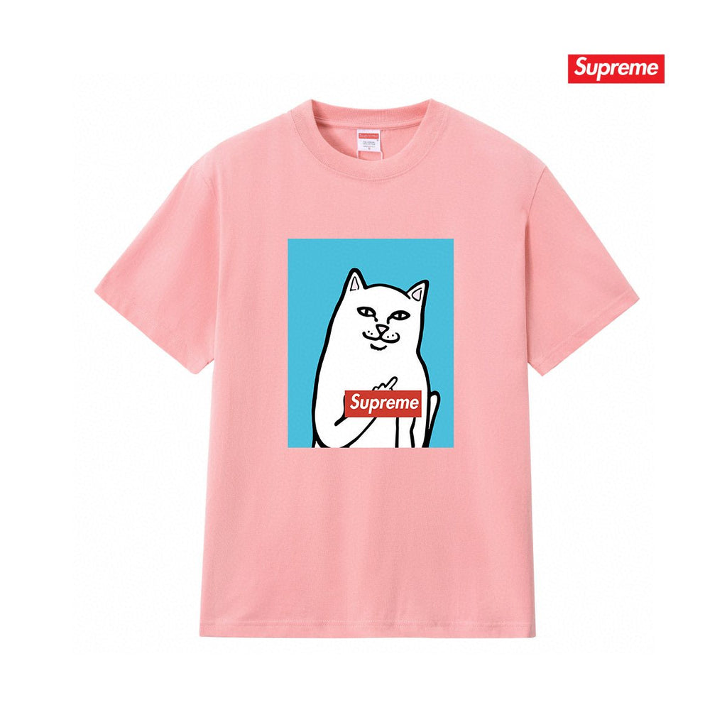 Supreme Cat Graphic Short-Sleeve T-Shirt