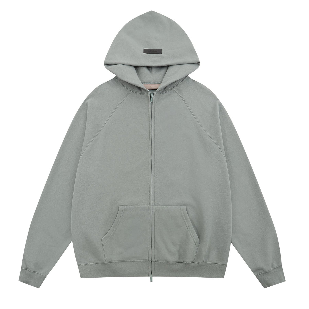 Essentials Fear of God Tonal Logo Full-Zip Hoodie